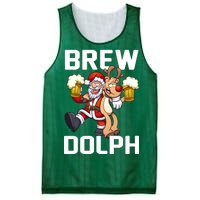 Brew Dolph Red Nose Reindeer Mesh Reversible Basketball Jersey Tank