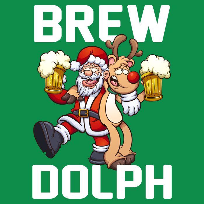 Brew Dolph Red Nose Reindeer Magnet