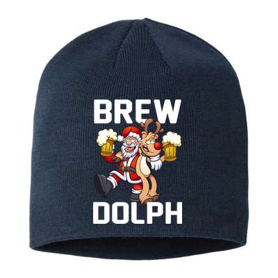 Brew Dolph Red Nose Reindeer Sustainable Beanie