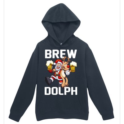 Brew Dolph Red Nose Reindeer Urban Pullover Hoodie