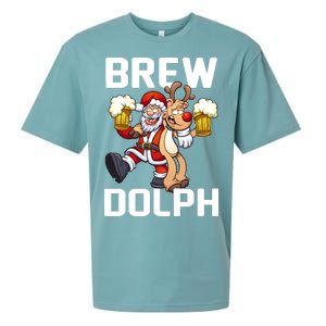 Brew Dolph Red Nose Reindeer Sueded Cloud Jersey T-Shirt