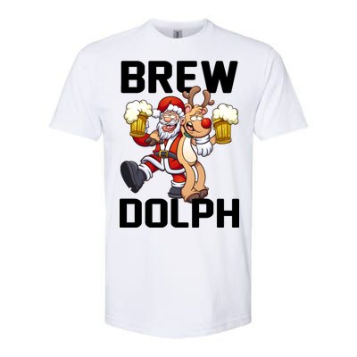 Brew Dolph Red Nose Reindeer Softstyle® CVC T-Shirt