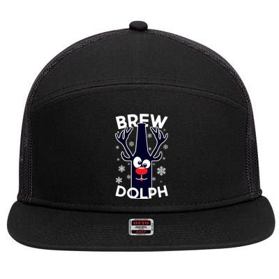 Brewdolph  7 Panel Mesh Trucker Snapback Hat