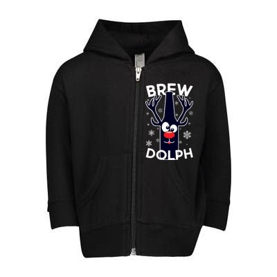 Brewdolph  Toddler Zip Fleece Hoodie