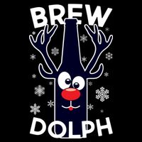 Brewdolph  Drawstring Bag