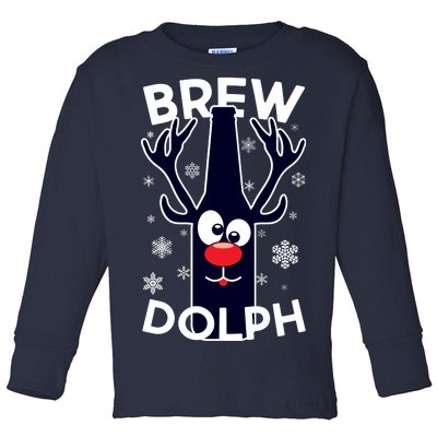 Brewdolph  Toddler Long Sleeve Shirt