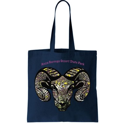 Bighorn Ram Flower Premium Tote Bag