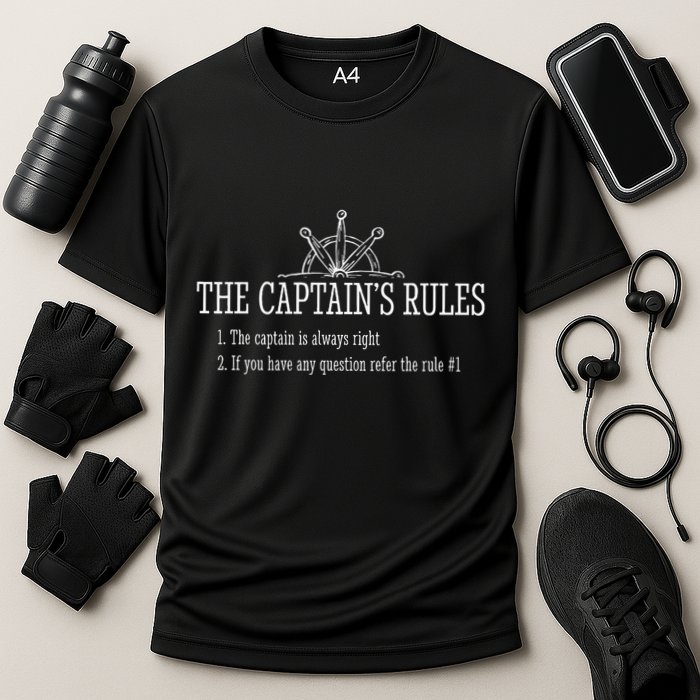 Boat Rules Funny Sayings Sailing Sail Boats Cooling Performance Crew T-Shirt
