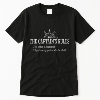 Boat Rules Funny Sayings Sailing Sail Boats Tall T-Shirt