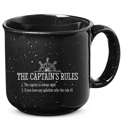 Boat Rules Funny Sayings Sailing Sail Boats 15oz Campfire Ceramic Mug