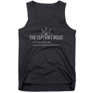 Boat Rules Funny Sayings Sailing Sail Boats Tank Top