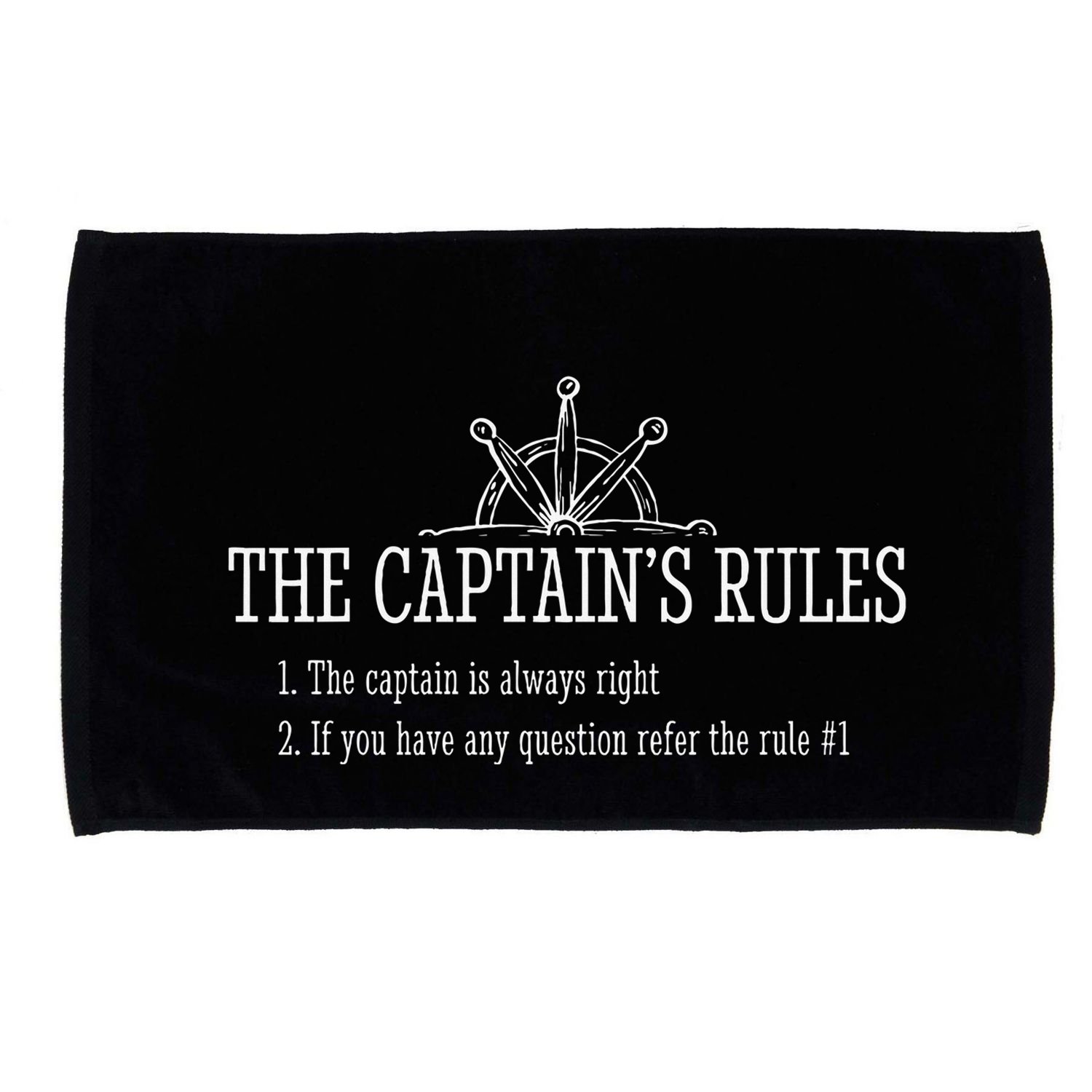 Boat Rules Funny Sayings Sailing Sail Boats Microfiber Hand Towel