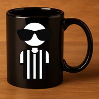 Blind Referee Funny Football Tank Top 11oz C Handle Ceramic Mug