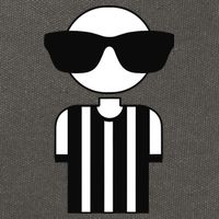 Blind Referee Funny Football Tank Top Cotton Canvas Backpack