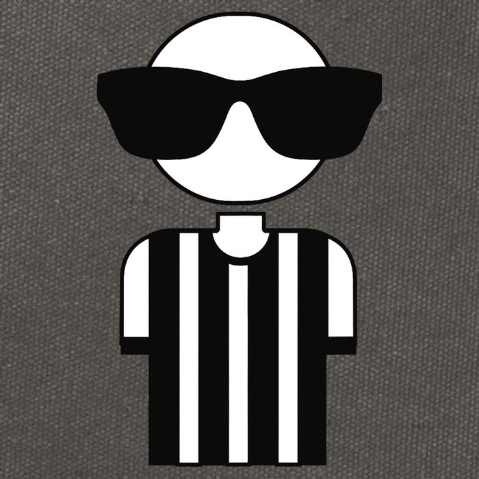 Blind Referee Funny Football Tank Top Cotton Canvas Backpack