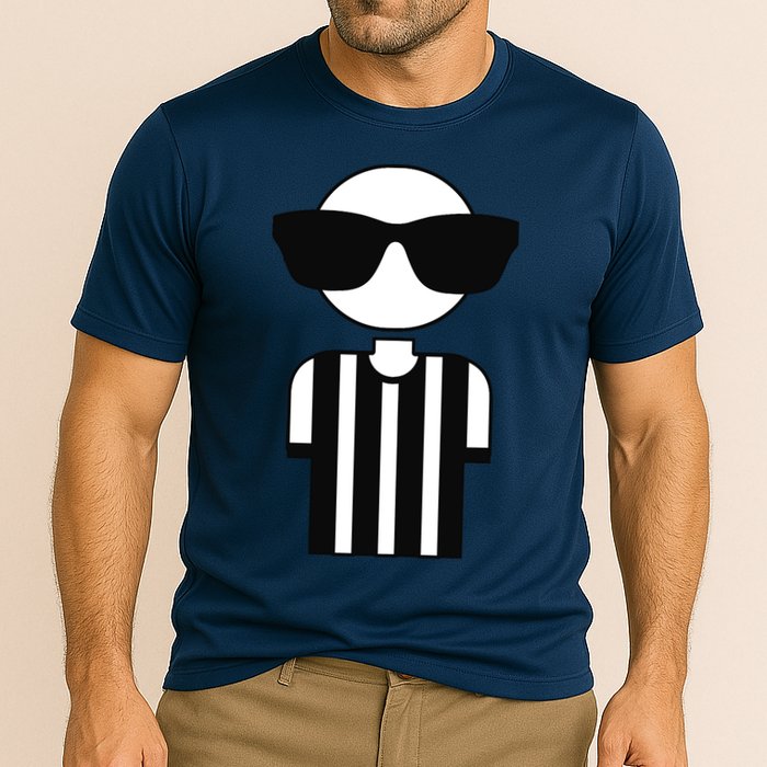 Blind Referee Funny Football Tank Top Cooling Performance Crew T-Shirt