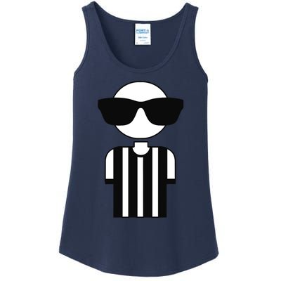 Blind Referee Funny Football Tank Top Ladies Essential Tank