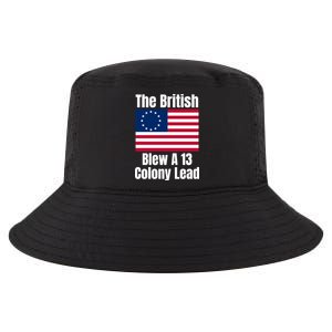 Betsy Ross Flag: The British Blew A 13 Colony Lead Cool Comfort Performance Bucket Hat