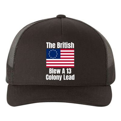 Betsy Ross Flag: The British Blew A 13 Colony Lead Yupoong Adult 5-Panel Trucker Hat