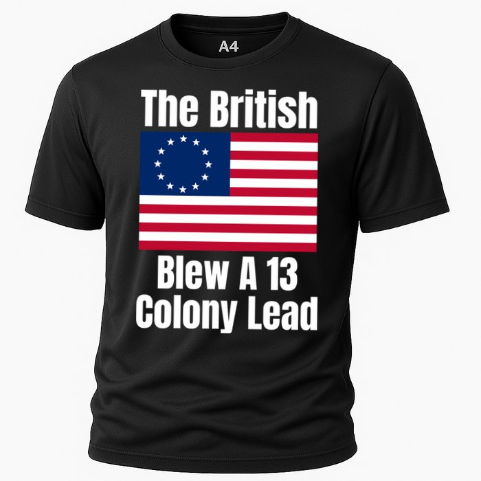 Betsy Ross Flag: The British Blew A 13 Colony Lead Cooling Performance Crew T-Shirt