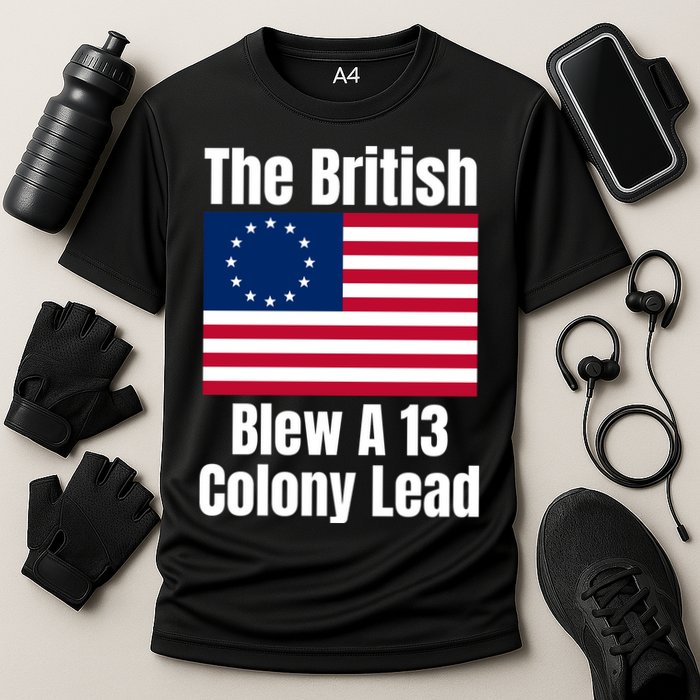 Betsy Ross Flag: The British Blew A 13 Colony Lead Cooling Performance Crew T-Shirt