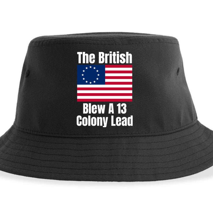 Betsy Ross Flag: The British Blew A 13 Colony Lead Sustainable Bucket Hat