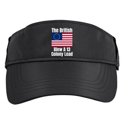 Betsy Ross Flag: The British Blew A 13 Colony Lead Adult Drive Performance Visor