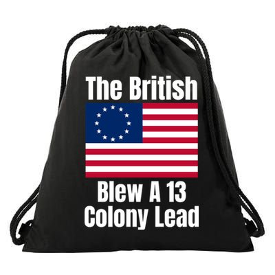 Betsy Ross Flag: The British Blew A 13 Colony Lead Drawstring Bag
