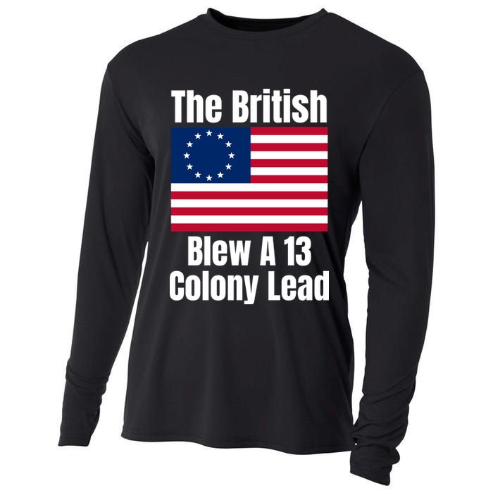 Betsy Ross Flag: The British Blew A 13 Colony Lead Cooling Performance Long Sleeve Crew