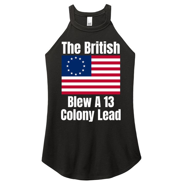 Betsy Ross Flag: The British Blew A 13 Colony Lead Women's Perfect Tri Rocker Tank