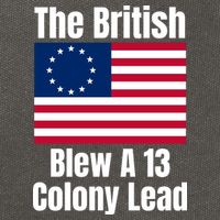 Betsy Ross Flag: The British Blew A 13 Colony Lead Cotton Canvas Backpack