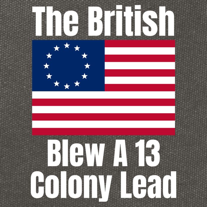 Betsy Ross Flag: The British Blew A 13 Colony Lead Cotton Canvas Backpack