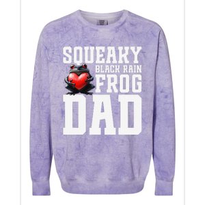 Black Rain Frog Dad Terrarium Enclosure Hide Rain Frog Colorblast Crewneck Sweatshirt