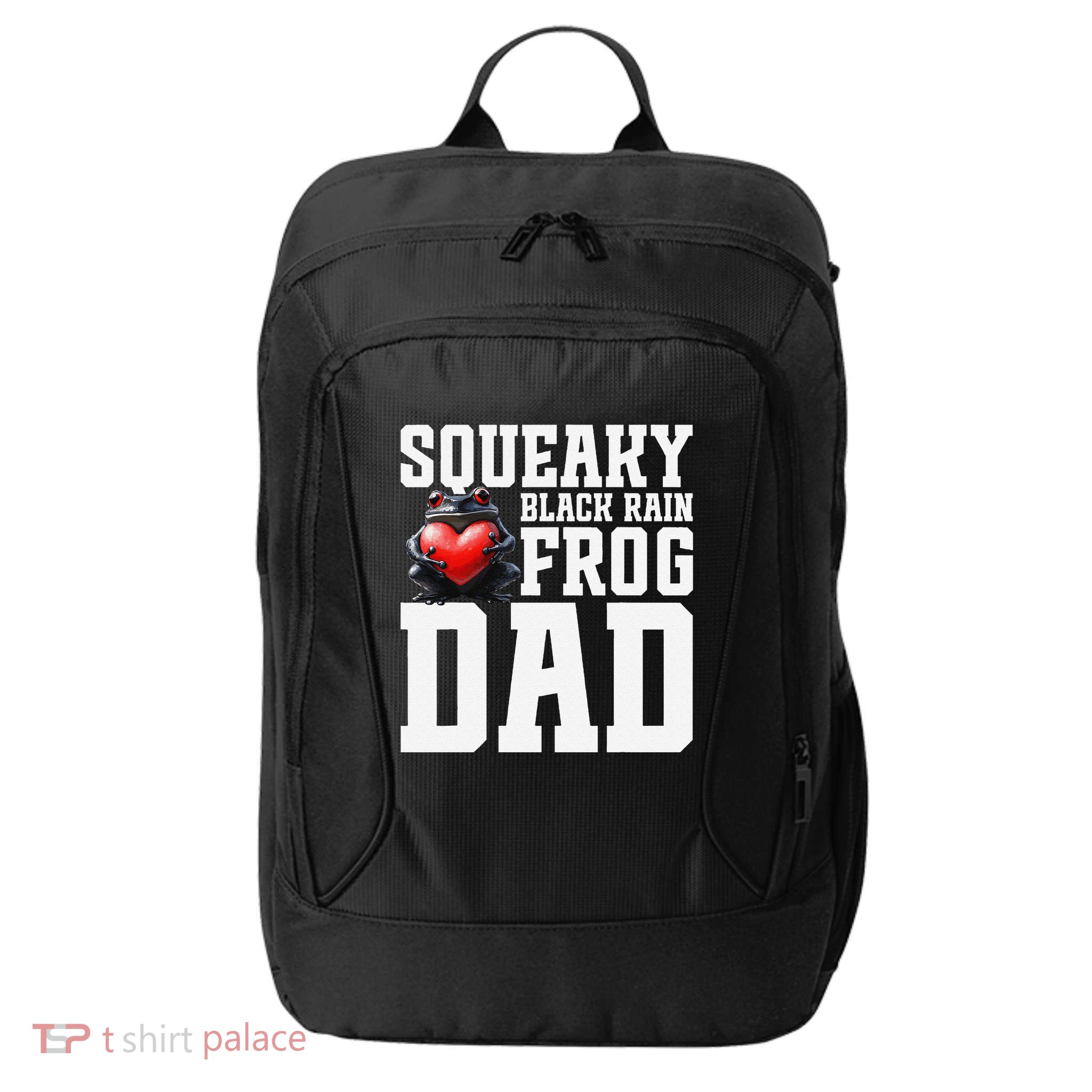 Black Rain Frog Dad Terrarium Enclosure Hide Rain Frog City Backpack