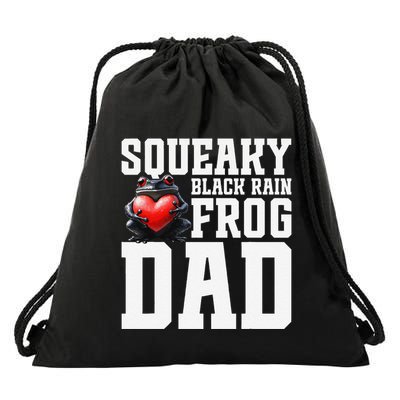 Black Rain Frog Dad Terrarium Enclosure Hide Rain Frog Drawstring Bag