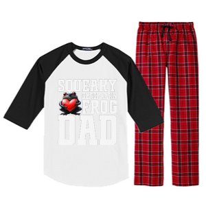 Black Rain Frog Dad Terrarium Enclosure Hide Rain Frog Raglan Sleeve Pajama Set