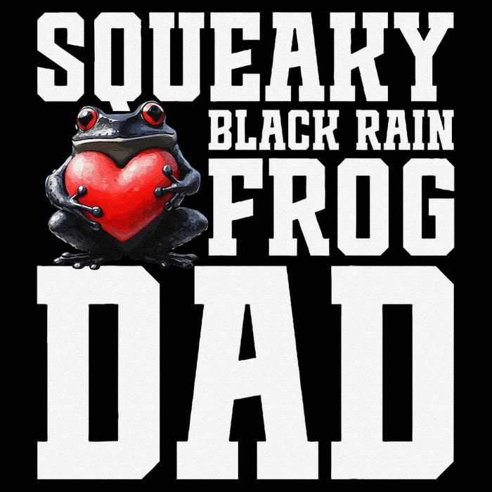 Black Rain Frog Dad Terrarium Enclosure Hide Rain Frog Cropped Pullover Crew
