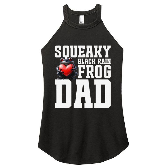 Black Rain Frog Dad Terrarium Enclosure Hide Rain Frog Women's Perfect Tri Rocker Tank