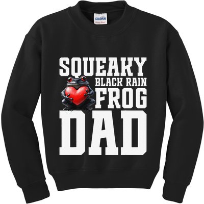 Black Rain Frog Dad Terrarium Enclosure Hide Rain Frog Kids Sweatshirt