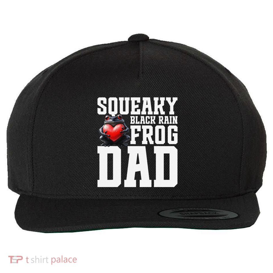Black Rain Frog Dad Terrarium Enclosure Hide Rain Frog Wool Snapback Cap