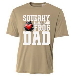 Black Rain Frog Dad Terrarium Enclosure Hide Rain Frog Cooling Performance Crew T-Shirt