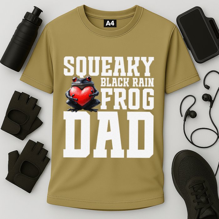 Black Rain Frog Dad Terrarium Enclosure Hide Rain Frog Cooling Performance Crew T-Shirt