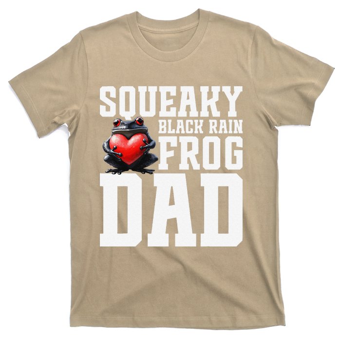 Black Rain Frog Dad Terrarium Enclosure Hide Rain Frog T-Shirt