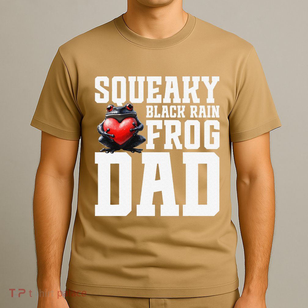 Black Rain Frog Dad Terrarium Enclosure Hide Rain Frog T-Shirt
