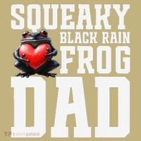 Black Rain Frog Dad Terrarium Enclosure Hide Rain Frog T-Shirt