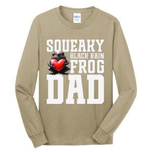 Black Rain Frog Dad Terrarium Enclosure Hide Rain Frog Tall Long Sleeve T-Shirt