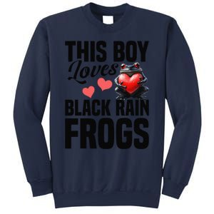 Black Rain Frog Enclosure Terrarium Rain Frog Dad Sweatshirt