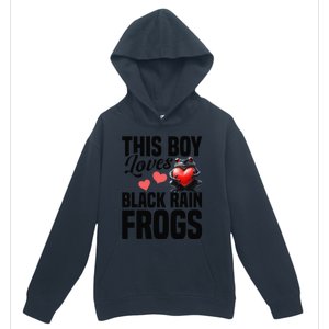 Black Rain Frog Enclosure Terrarium Rain Frog Dad Urban Pullover Hoodie