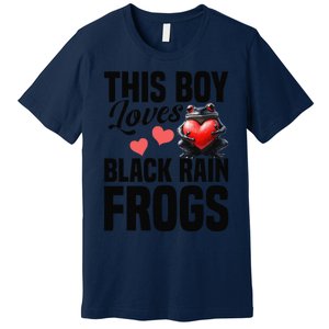 Black Rain Frog Enclosure Terrarium Rain Frog Dad Premium T-Shirt