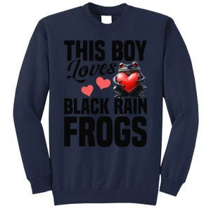 Black Rain Frog Enclosure Terrarium Rain Frog Dad Tall Sweatshirt